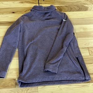Nike Women’s Large Athletic Sweater Sweatshirt Purple Large